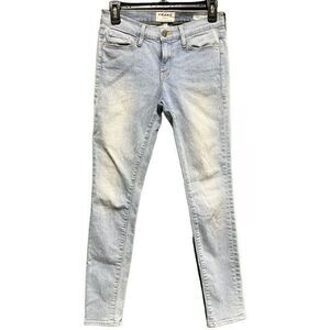 FRAME Sz 28 Le Skinny De Jeanne Light Wash‎ Blue Jeans